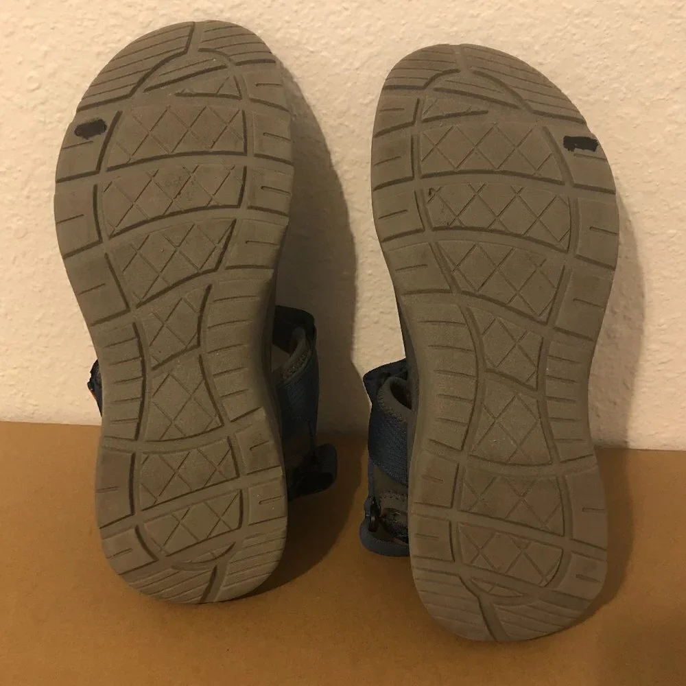 Earth Origins Sandals Bostonian Bowen Sport Men's Size 9 Blue Hook & Loop